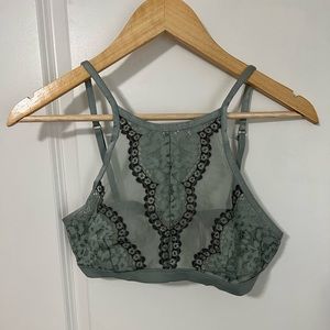 High Neck Lace Bralette